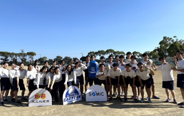 普及No.102【REVSキャラバン】静岡県立清流館高等学校にてタッチフットの授業を実施いたしました