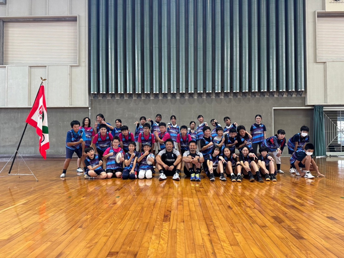 【ホストエリア活動】藤枝市スポーツ少年団交流会 兼 藤枝市ジュニアアスリートマルチサポート事業でラグビー体験を実施しました