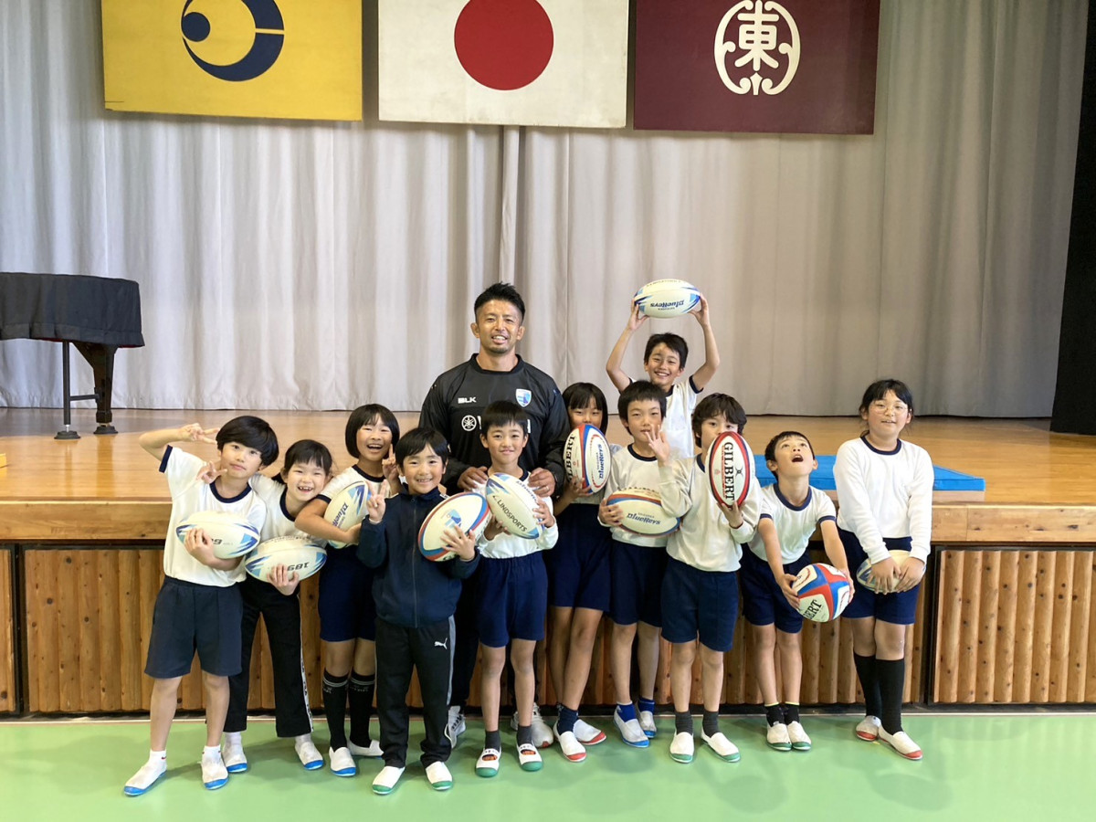 普及No.142【ホストエリア活動】湖西市立東小学校にて【湖西市放課後タグラグビー教室】を実施いたしました