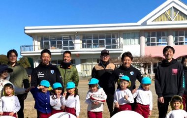 普及No.194【トップアスリート連携事業】浜松市神久呂幼稚園にてラグビー体験を実施いたしました