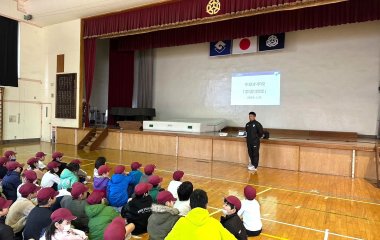 普及No.210【REVSキャラバン】静岡市立中島小学校にて夢語り授業＆タグラグビー教室を実施いたしました