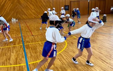 普及No.216【トップアスリート連携事業】浜松市立与進小学校にてラグビー体験を実施いたしました