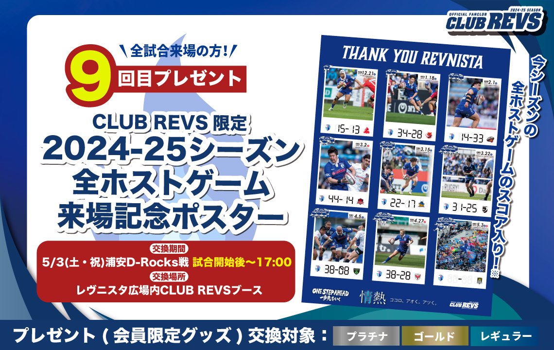 ホストゲーム来場回数に応じたプレゼント (9回目)が決定！ | 【公式