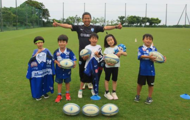 【ホストエリア活動】Let's try！わんぱくラグビー教室にてラグビー体験を実施しました