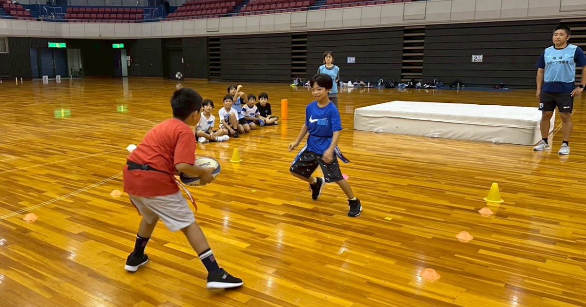 ホストエリア活動】浜松スポーツ塾2025にてラグビー体験を実施しました
