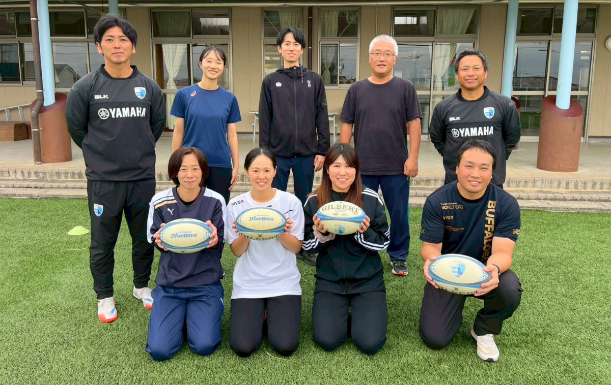 【ホストエリア活動】静岡県立袋井特別支援学校磐田見付分校にてタグラグビー講習会を実施しました