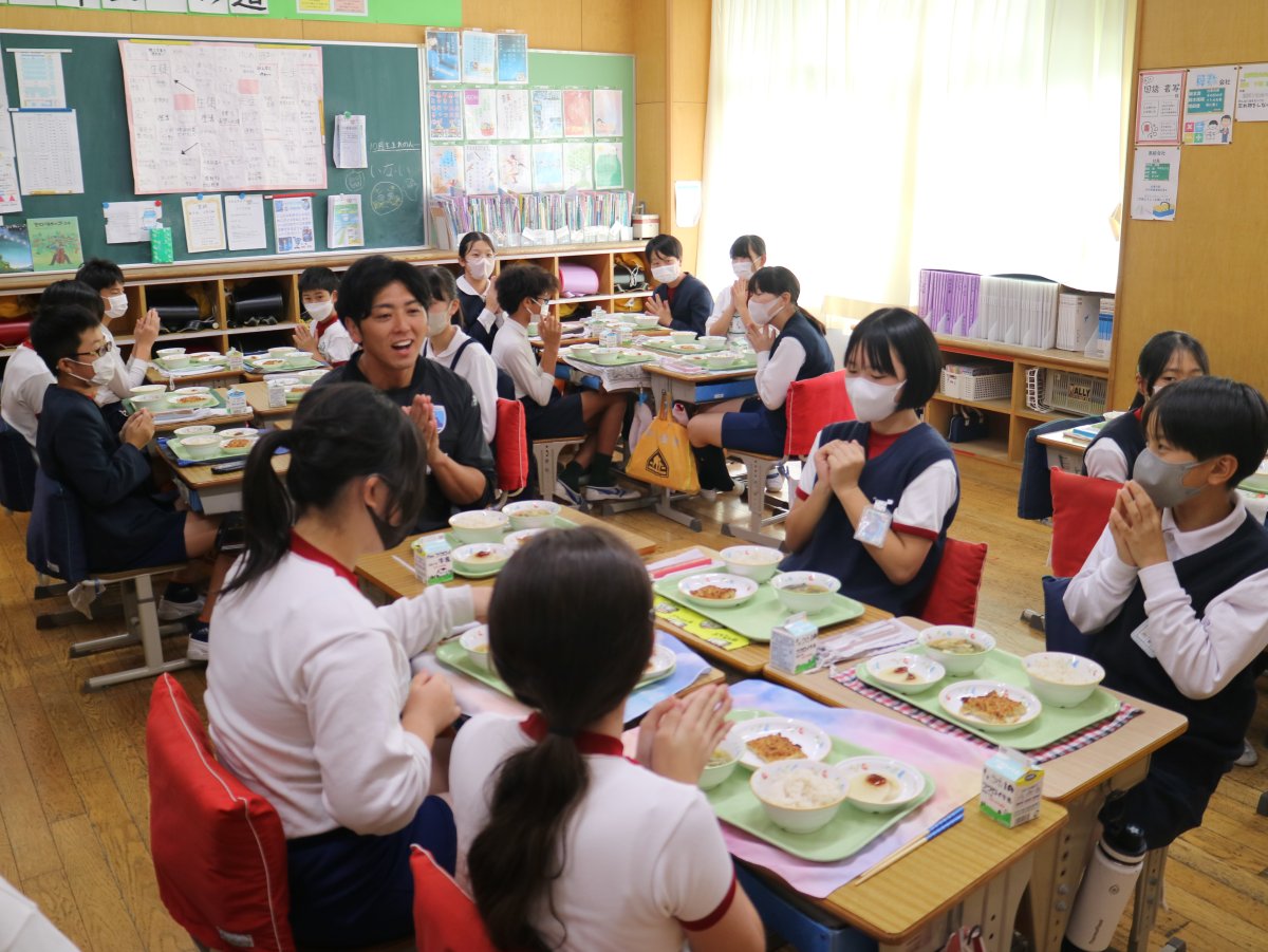 【ホストエリア活動】袋井北小学校・袋井ハローこども園にて給食事業を実施しました