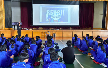 【ホストエリア活動】磐田市立福田中学校にてラグビー講座を実施しました