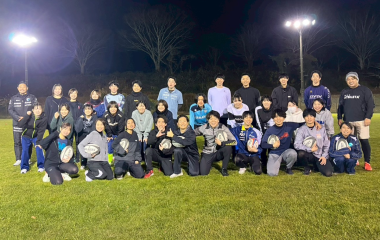 【ホストエリア活動】掛川市役所青年部タグラグビー交流会を実施しました