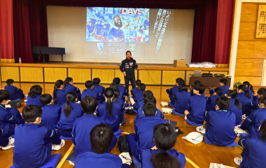 【ホストエリア活動】磐田市立向陽中学校、城山中学校にてラグビー講座を実施しました