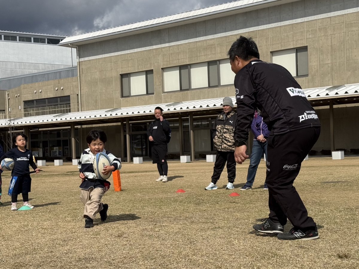 【ホストエリア活動】さわやかアリーナこども広場にてぷちラグビー体験を実施いたしました！