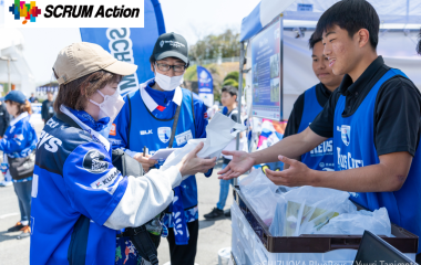 Blue Tiesに計301点のスポーツウェアを寄付いただきました