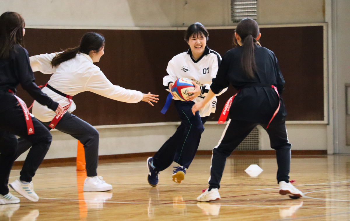 【ホストエリア活動】ヤマハ発動機ビズパートナー株式会社 新入社員研修にてタグラグビーでのチームビルディングを実施しました