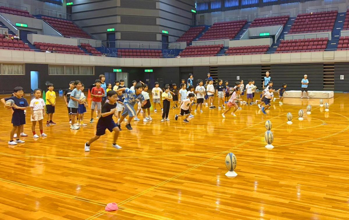 【ホストエリア活動】浜松市［スポーツ塾2026］にてラグビー体験を実施しました