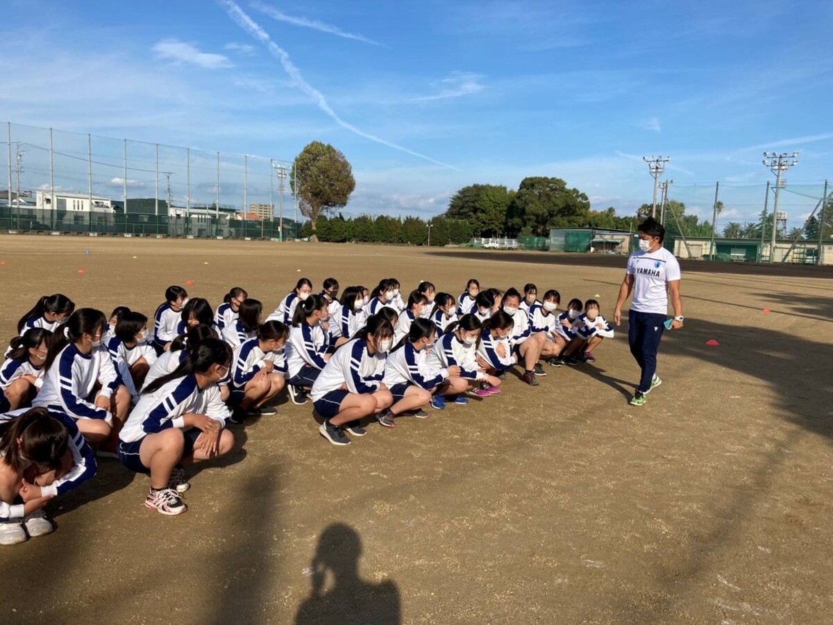 【レガシー事業】磐田農業高校にてタグラグビー体験会を実施いたしました