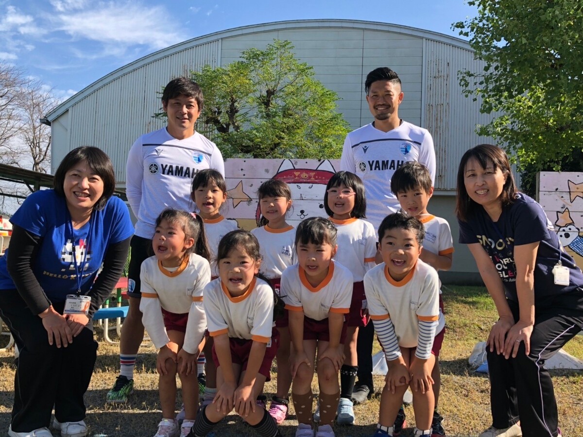 【磐田市学校普及】向笠幼稚園にてラグビー体験会を実施いたしました