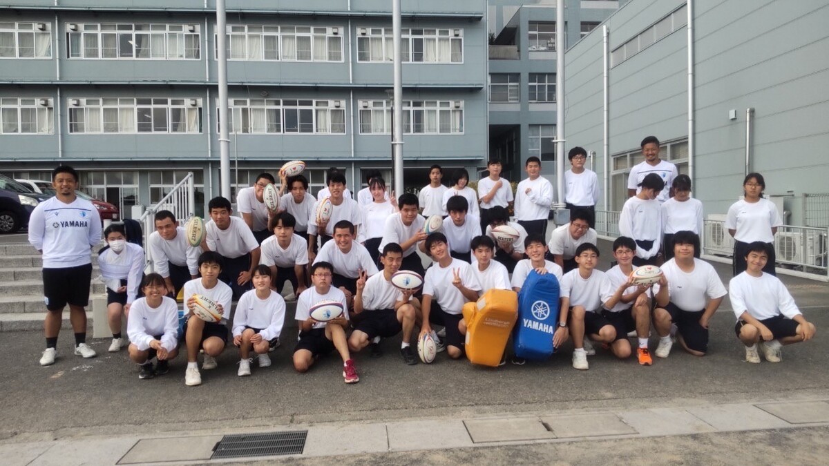【レガシー事業】静岡北特別支援学校南の丘分校にてラグビー体験会を実施いたしました