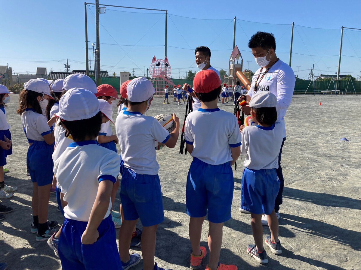 【オリパラ事業】浜松市立雄踏小学校でタグラグビー体験会を実施いたしました
