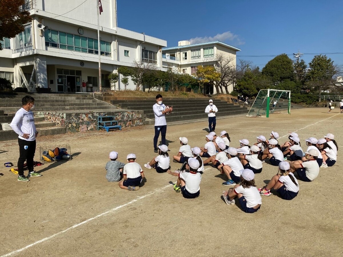 【オリパラ事業】浜松市立城北小学校にてタグラグビー体験会を実施いたしました