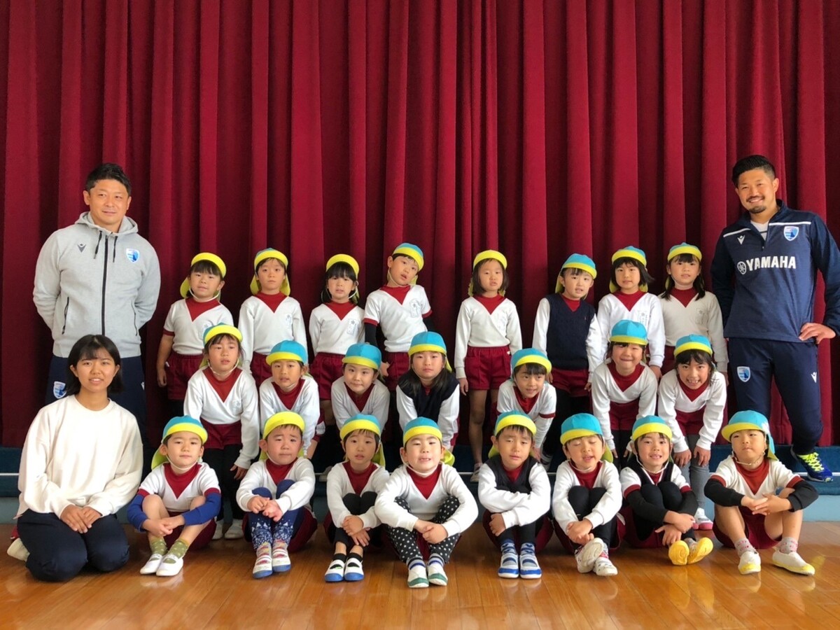 【磐田市普及】豊岡南幼稚園にてラグビー体験会を実施いたしました