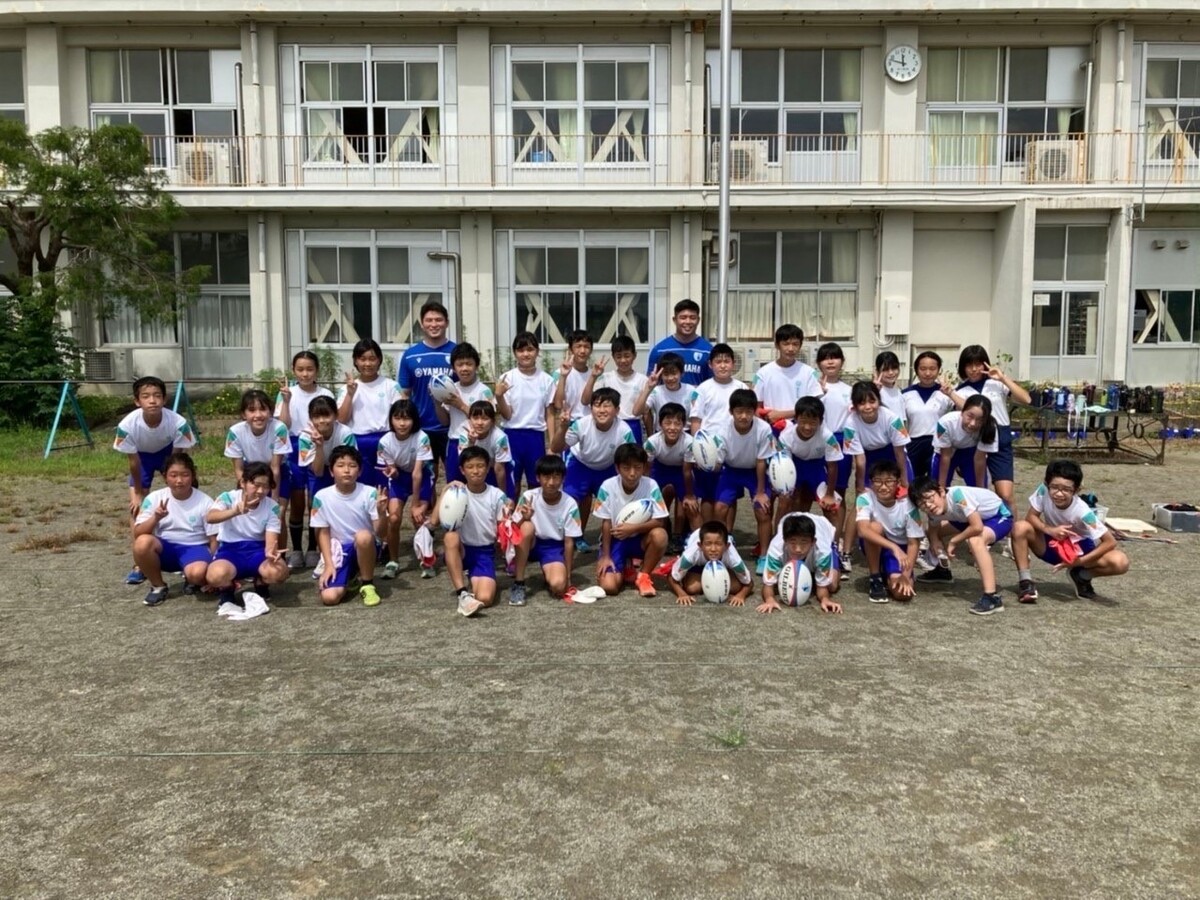 普及No.33【レガシー事業】掛川市立原谷小学校にてタグラグビー教室を実施いたしました
