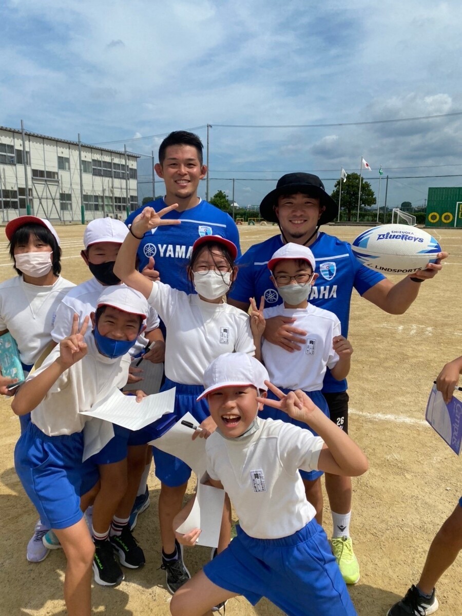 普及No.40【浜松市普及】浜松市立内野小学校にてタグラグビー教室を実施いたしました