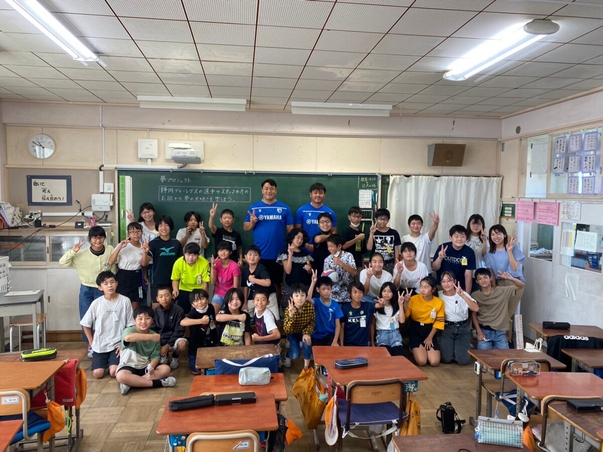 普及No.44【レガシー事業】藤枝市立葉梨小学校にて夢語りを実施いたしました