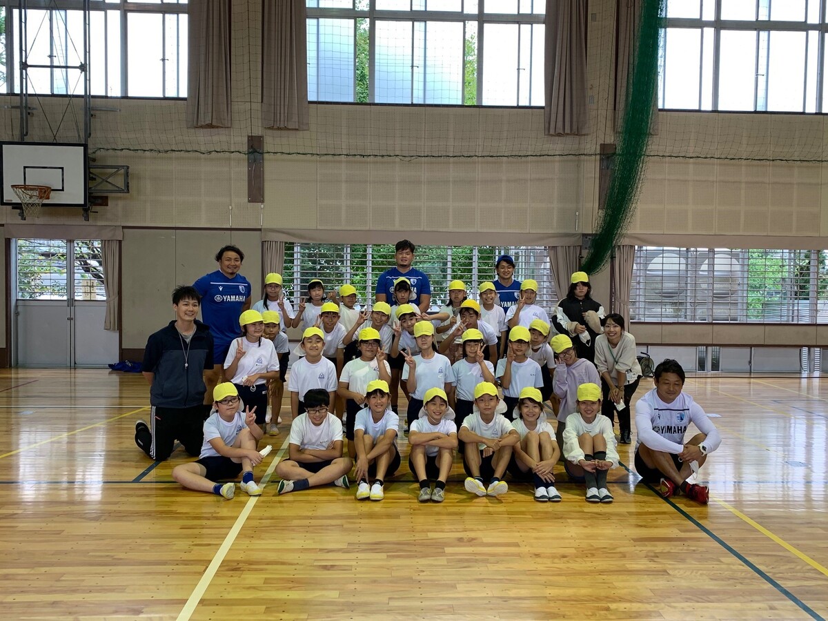 【レガシー事業】三島市立徳倉小学校でタグラグビー体験会を実施しました