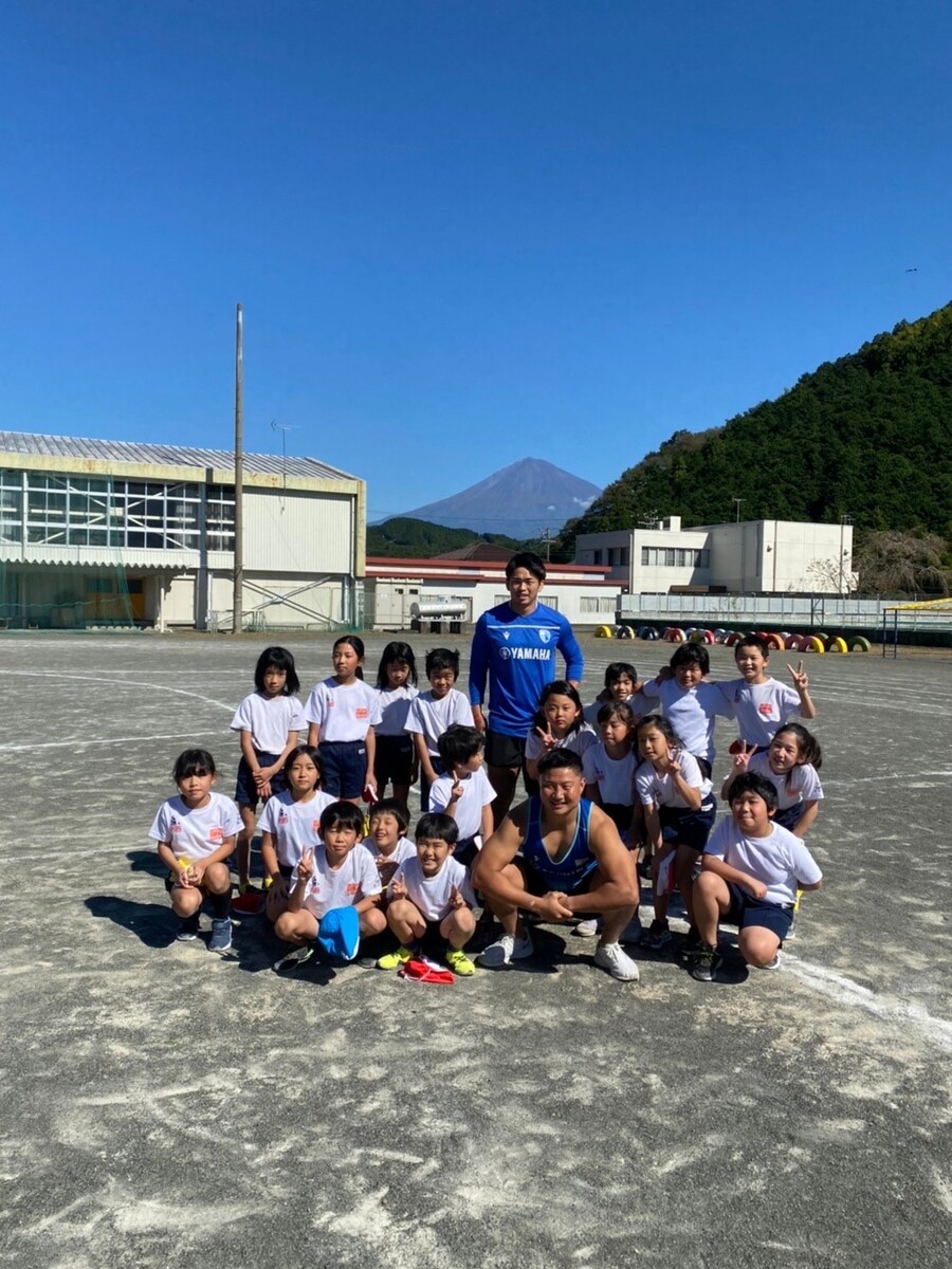 普及No.76【レガシー事業】富士宮市立内房小学校にてタグラグビー教室を実施いたしました