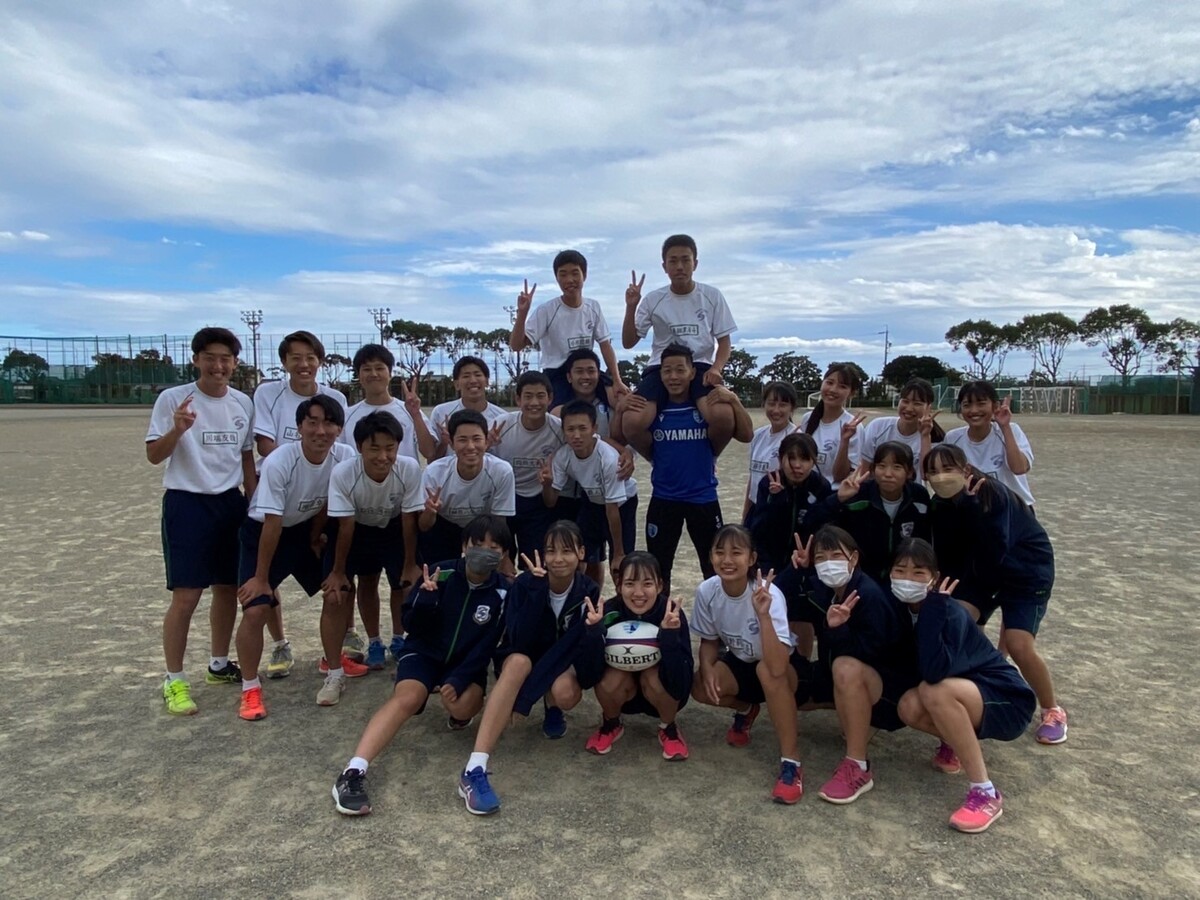 【レガシー事業】清流館高等学校でタッチラグビー体験会を実施しました