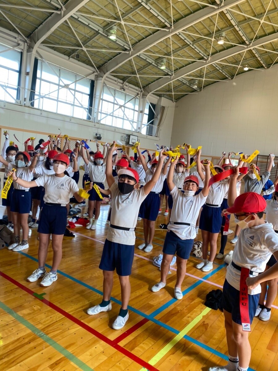 普及No.126【レガシー事業】島田市立五和小学校にてタグラグビー教室を実施いたしました