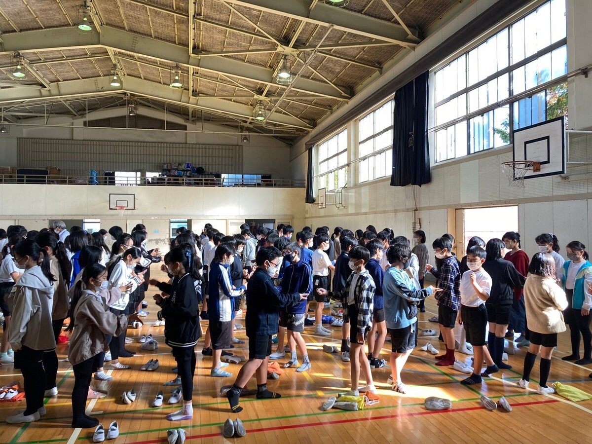 普及No.127【静岡市普及】静岡市立西豊田小学校にて講演会＆ラグビー体験を実施いたしました