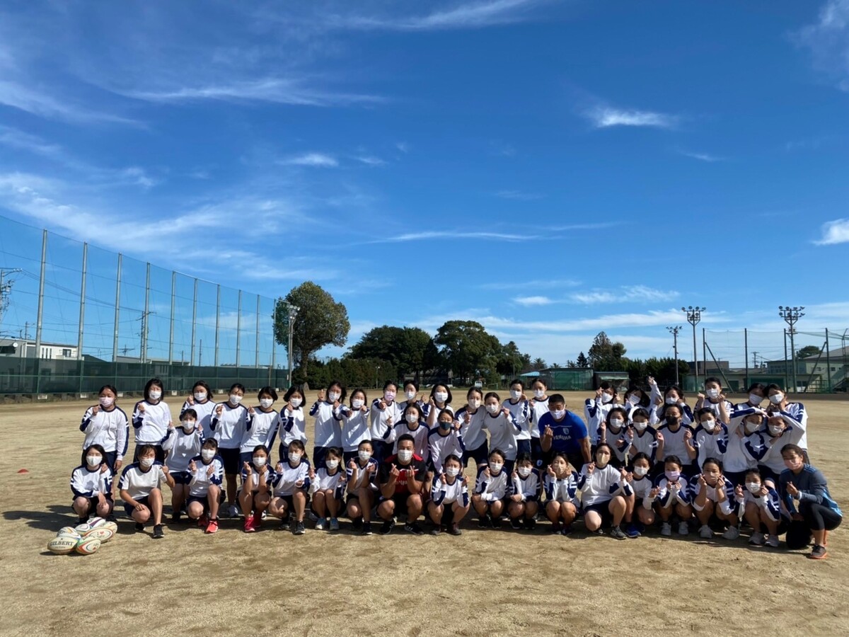 【レガシー事業】磐田農業高校でタグラグビー体験会を実施いたしました