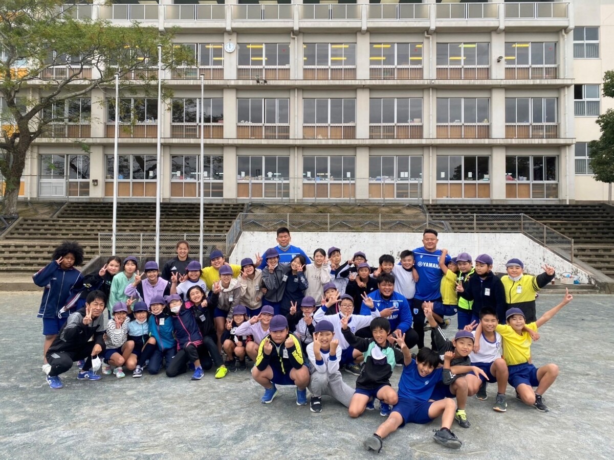 【レガシー事業】御前崎市立第一小学校にてタグラグビー体験会を実施いたしました