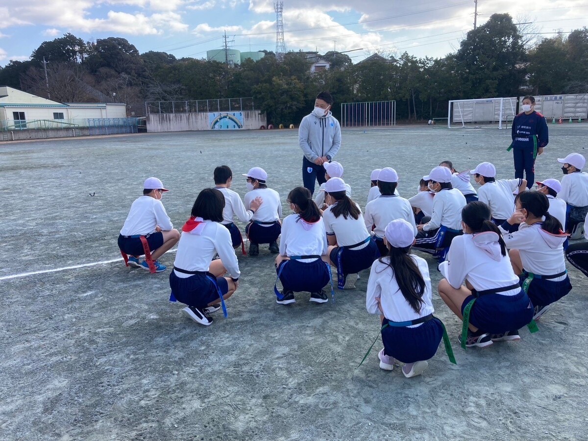 普及No.184【オリパラ事業】袋井市立袋井南小学校にてタグラグビー教室を実施いたしました