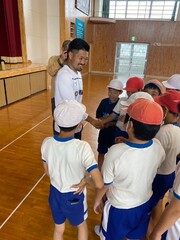 普及No.24【REVSキャラバン】袋井市立浅羽南小学校にてラグビー体験を実施いたしました