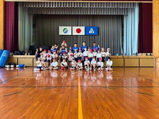 普及No.31【REVSキャラバン】袋井市立浅羽東小学校にてラグビー体験を実施いたしました