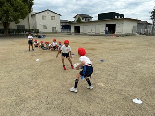 普及No.42【REVSキャラバン】浜松市立中瀬小学校にてタグラグビー教室を実施いたしました
