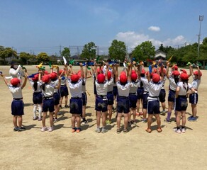 普及No.14【浜松市普及】浜松市立西都台小学校にてタグラグビー教室を実施いたしました