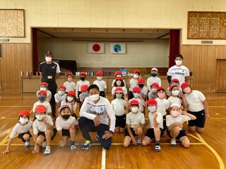 普及No.18【浜松市普及】浜松市立北浜南小学校にてタグラグビー教室を実施いたしました