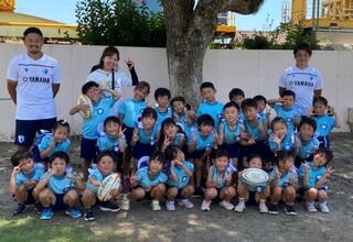 普及No.23【袋井市普及】山名幼稚園にてラグビー体験会を実施いたしました