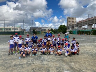 普及No.27【浜松市普及】浜松市立上島小学校にてタグラグビー教室を実施いたしました