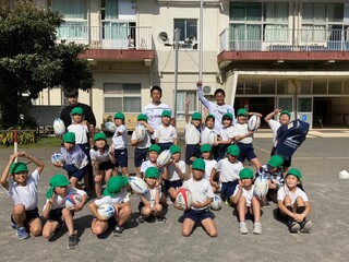 普及No.78【レガシー事業】三島市立徳倉小学校にてタグラグビー教室を実施いたしました