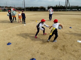 普及No.187【オリパラ事業】磐田市立豊田東小学校にてタグラグビー教室を実施いたしました